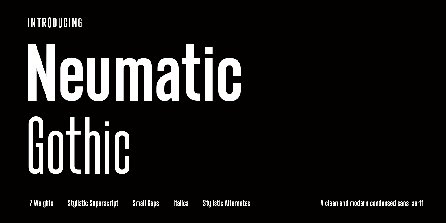 Neumatic Gothic Font preview
